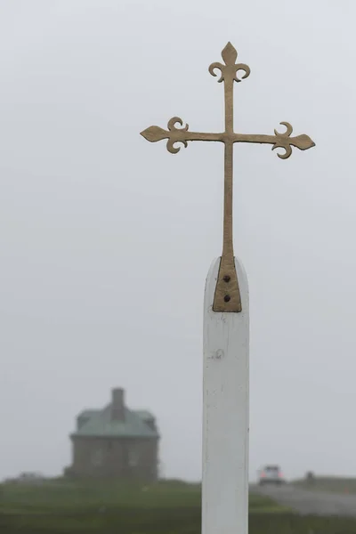 Крест Крепости Луисбург Луисбург Остров Кейп Бретон Новая Шотландия Канада — стоковое фото