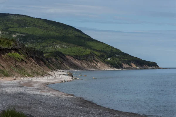 Vistas Panorámicas Playa Cabot Trail Cape Breton Highlands National Park — Foto de Stock