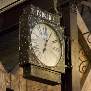 Antika eski sokak saat, St Andrews, Fife, İskoçya