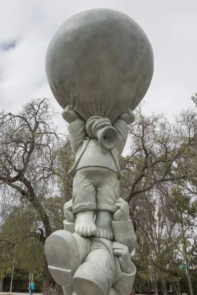 Lage Hoekmening Van Een Sculptuur Fabrica Aurora San Miguel Allende — Stockfoto