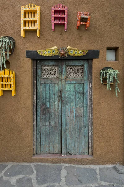 Wszystko Okiennice Oknach Domu Zona Centro San Miguel Allende Guanajuato — Zdjęcie stockowe