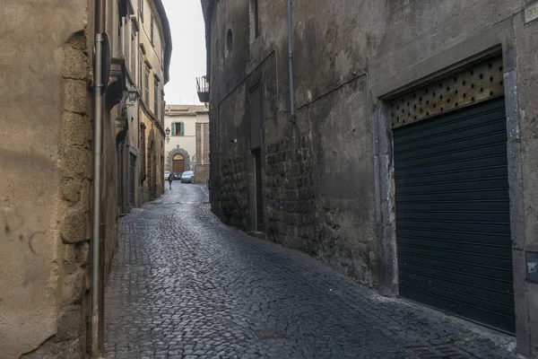 Veduta Vicolo Orvieto Provincia Terni Umbria Italia — Foto Stock