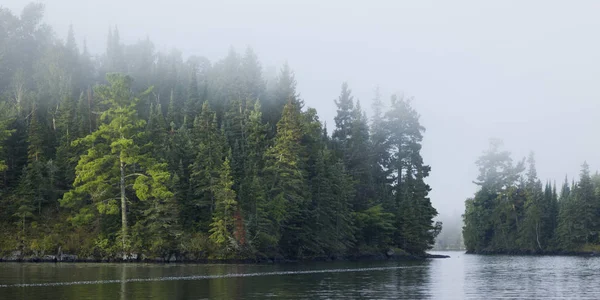 Beautiful Nature Scene Lake Woods Ontario Canada — Stock Photo, Image