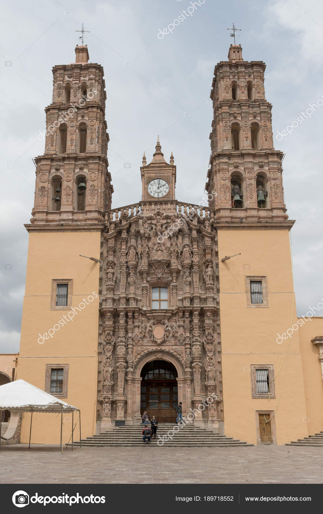 Front Facade Church Centro Dolores Hidalgo Guanajuato Mexico Stock Photo by © 189718552 Front Facade Church Centro Dolores Hidalgo Guanajuato Mexico Stock Photo by © 189718552