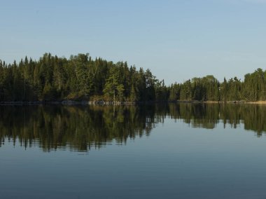 Güzel doğa sahne, Lake of The Woods, Ontario, Kanada