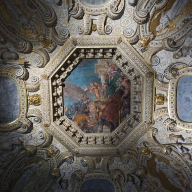 Fresco tavan, Doge Sarayı, Venedik, Veneto, İtalya