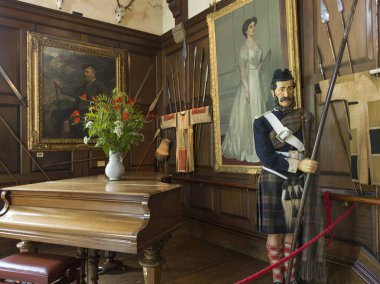 İç Blair Castle, Blair Atholl, Perthshire, İskoçya