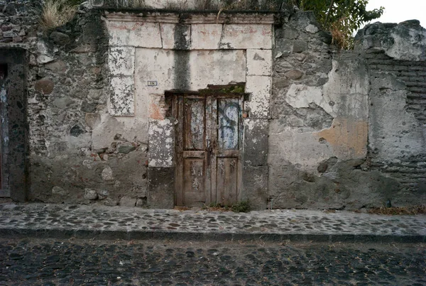 Widok Zewnętrzny Opuszczony Budynek San Miguel Allende Guanajuato Meksyk — Zdjęcie stockowe