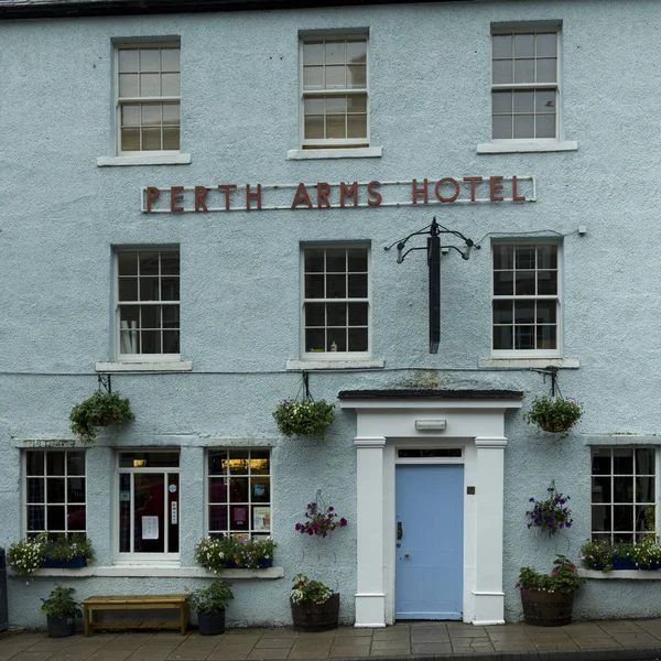 Fachada Del Hotel Perth Arms Dunkeld Perth Kinross Escocia — Foto de Stock