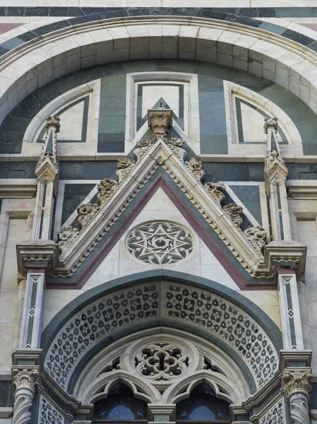 Architectural Detail Duomo Santa Maria Del Fiore Florence Tuscany Italy — Stock Photo, Image