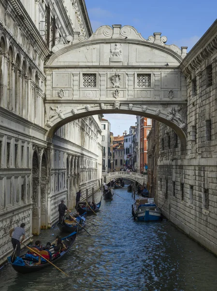 Góndolas Gran Canal Venecia Véneto Italia — Foto de Stock