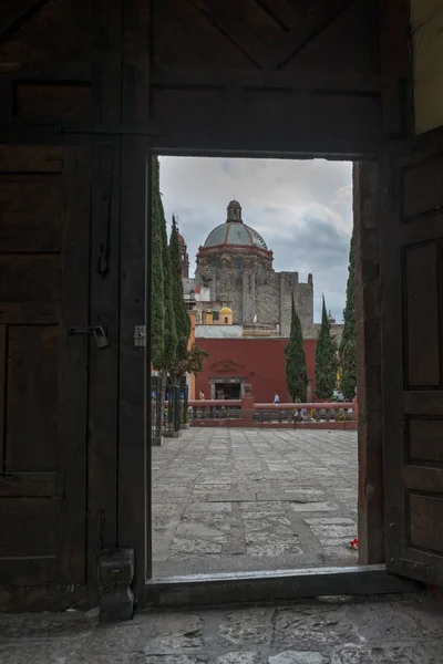 Açık Kapı Zona Centro San Miguel Allende Guanajuato Meksika Ile — Stok fotoğraf