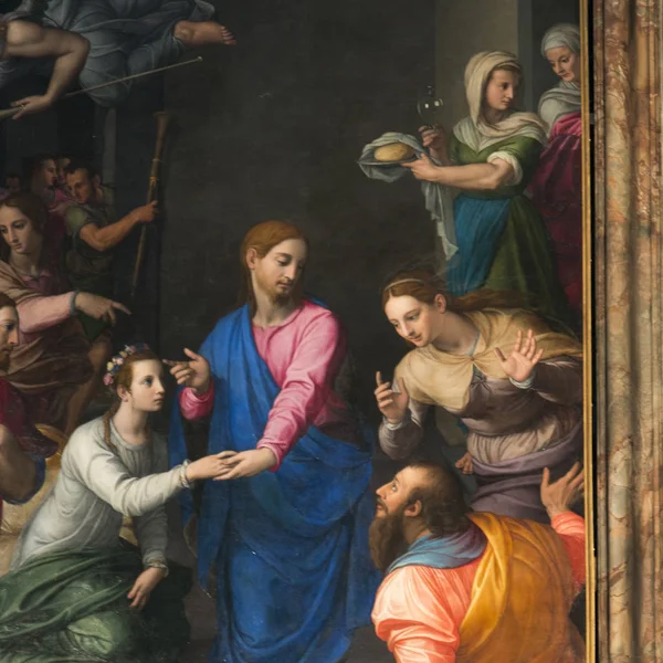 Pittura Arte Chiesa Firenze Toscana Italia — Foto Stock