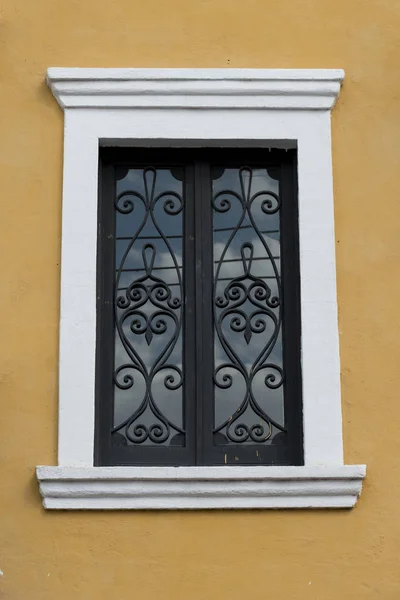 Ventana Decorada Una Casa Zona Centro San Miguel Allende Guanajuato —  Fotos de Stock