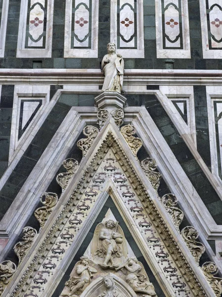 Detalle Arquitectónico Del Duomo Santa Maria Del Fiore Florencia Toscana — Foto de Stock