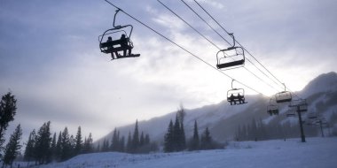 Teleferik Valley, tekme at Mountain Resort, altın, British Columbia, Kanada turist