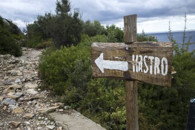 Oturum patika, Skiathos, Kastro, Yunanistan