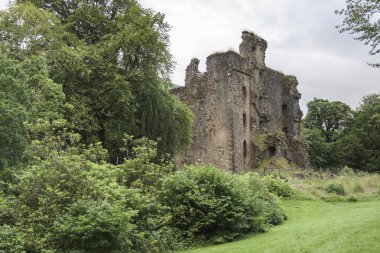 Invergarry Castle, Loch Oich, büyük Glen, İskoçya Highlands, İskoçya kalıntıları