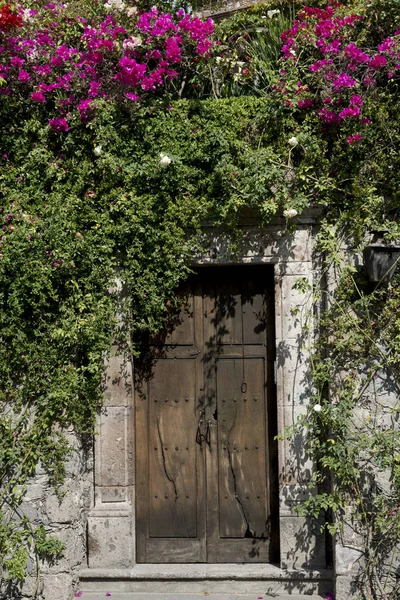 Kapı Bir Evin Zona Centro San Miguel Allende Guanajuato Meksika — Stok fotoğraf