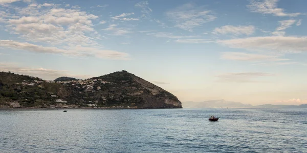 Scenic View Coastal Town Sant Angelo Ischia Island Campania Italy — стоковое фото