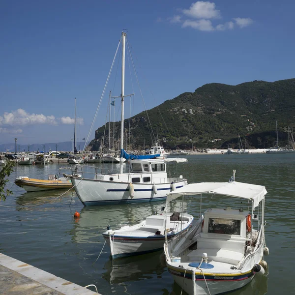 Boten Bij Jachthaven Thessalia Sterea Ellada Skopelos Griekenland — Stockfoto