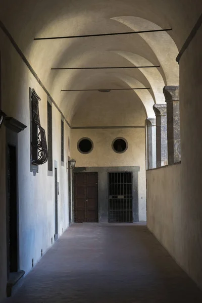 Mimari Detay Binası Koridorunda Floransa Toskana Talya — Stok fotoğraf