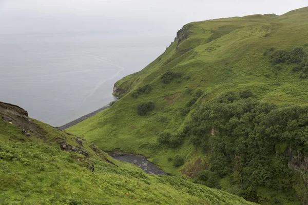 高的看法 Lealt 瀑布峡谷 斯凯岛 苏格兰高地 苏格兰 — 图库照片