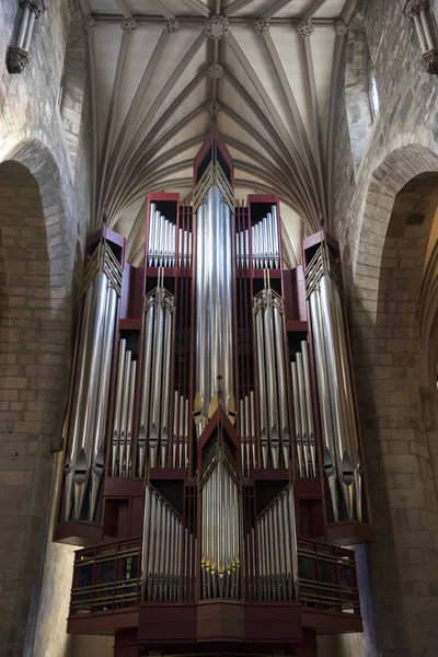 Pipe Organ Catedral Giles Edimburgo Escócia — Fotografia de Stock