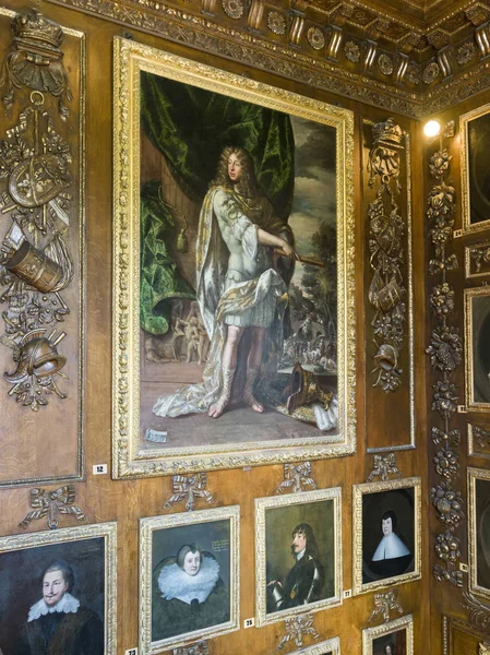 在布莱尔城堡 布莱尔 Atholl Perthshire 苏格兰墙上的油画 — 图库照片