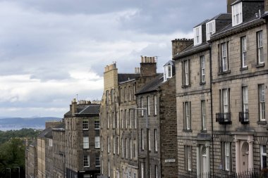Binaların, Edinburgh, İskoçya yüksek açılı görünüş
