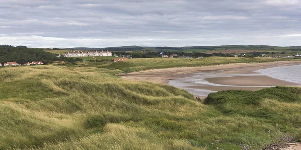 村庄的看法在海岸 Kirkoswald 艾尔郡 苏格兰 — 图库照片