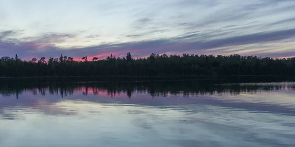 Schilderachtig Uitzicht Het Meer Bij Zonsondergang Lake Woods Ontario Canada — Stockfoto