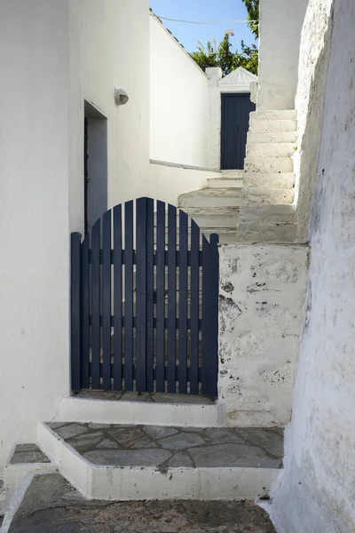 Entrance gate of house, Thessalia Sterea Ellada, Skopelos, Greece