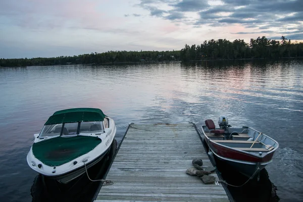 Empty Boats Lake — Stock Photo, Image