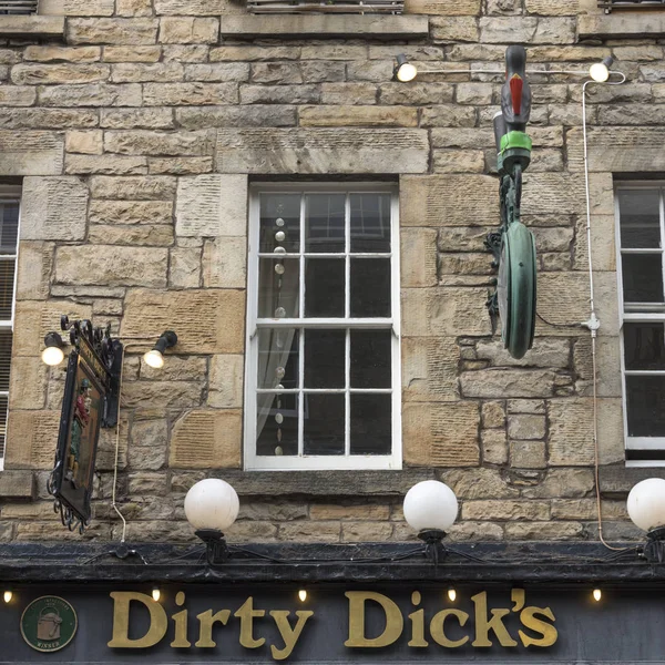 Dirty Dick Pub Restaurante Edimburgo Escocia — Foto de Stock