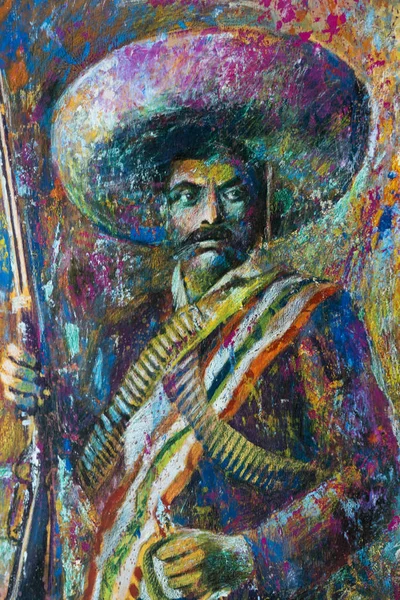 Retrato Gaucho Mexicano Zona Centro San Miguel Allende Guanajuato México —  Fotos de Stock