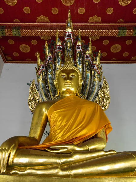 Estátua Buda Wat Pho Phra Nakhon Bangkok Tailândia — Fotografia de Stock