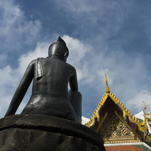 Estátua Grand Palace Phra Nakhon Bangkok Tailândia — Fotografia de Stock