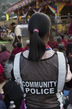 Kadın polis memuru bir olay: Paro, Bhutan