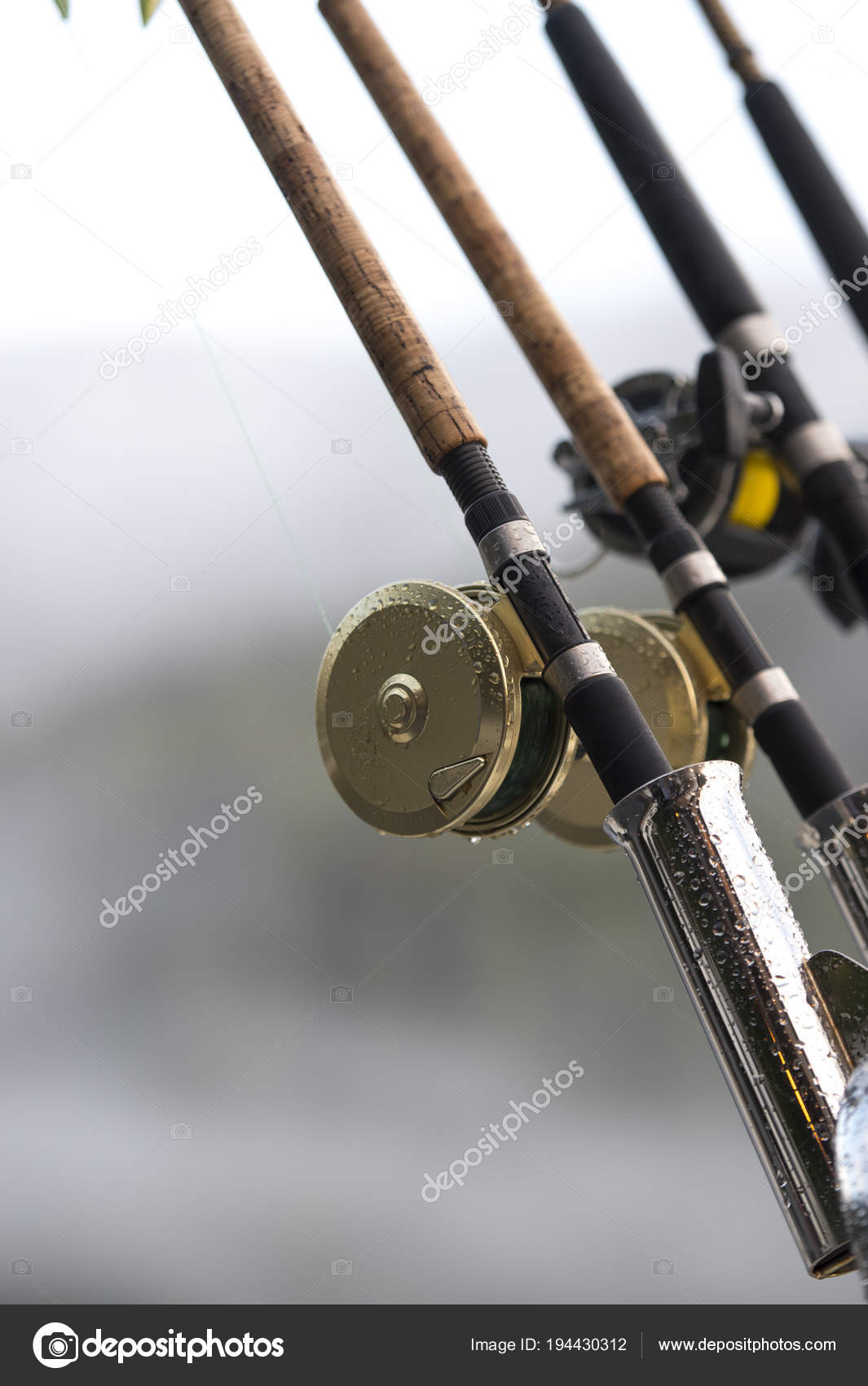 Close View Fishing Rod Reels Skeena Queen Charlotte Regional District Stock  Photo by ©klevit.shaw.ca 194430312