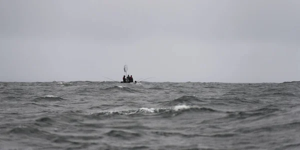 Pêcheurs Bord Bateau Sur Océan Pacifique District Régional Skeena Queen — Photo