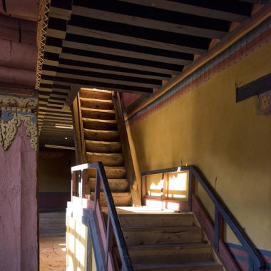 Merdiven, Rinpung Dzong, İlçe: Paro, Bhutan