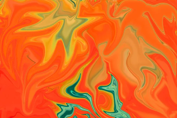Eine Schöne Horizontale Abstrakte Textur Orange Gelb Rot Grün Und — Stockfoto