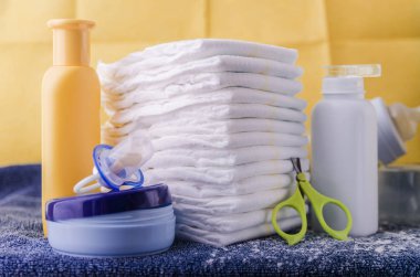 Bebek bezi yakın çekim