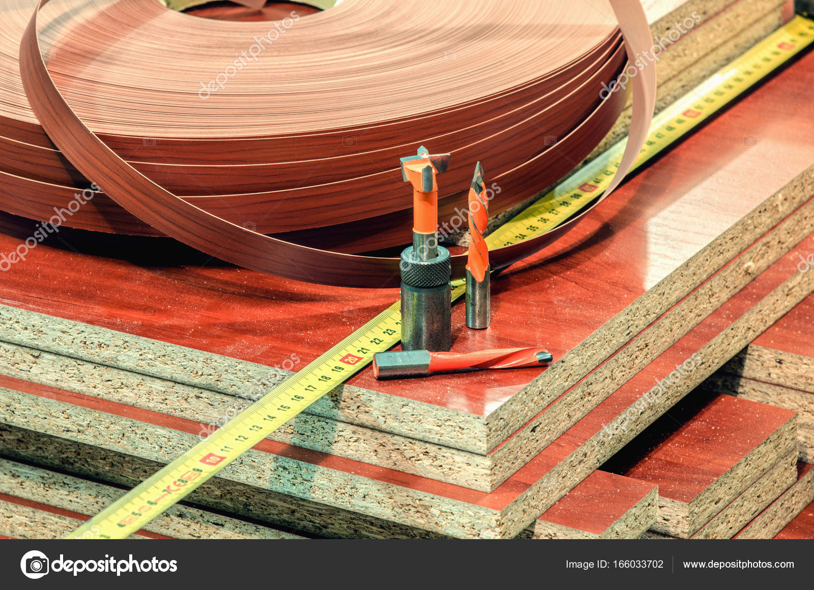 Board chipboard cut parts Stock Photo by ©kovtunenko83 166033702