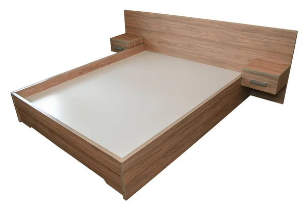 Nowoczesne łóżko zbliżenie — Zdjęcie stockowe