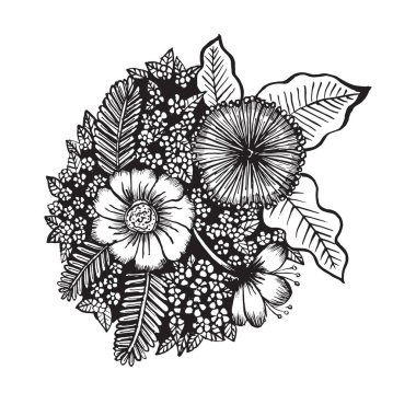 el çekilmiş çiçek