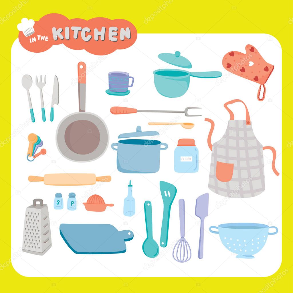 In The Kitchen vector