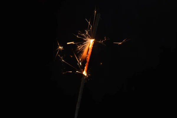 火花和飞溅的火花 — 图库照片