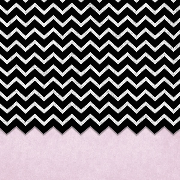 黑色和银色雪佛龙设计粉红色 — 图库照片